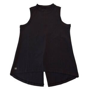Tail Womens Black Split Back Sleeveless Activewear Tank Medium
